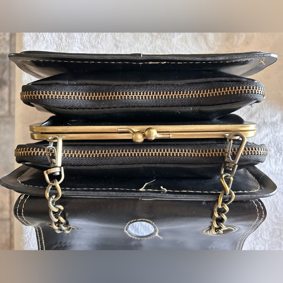 EUC Black Quilted Chain Bag - Picture 5 of 10